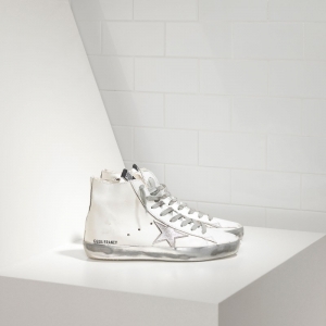Golden Goose Francy Sneakers In Leather And Suede Star Women