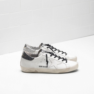 Golden Goose Super Star Sneakers In Leather White Women